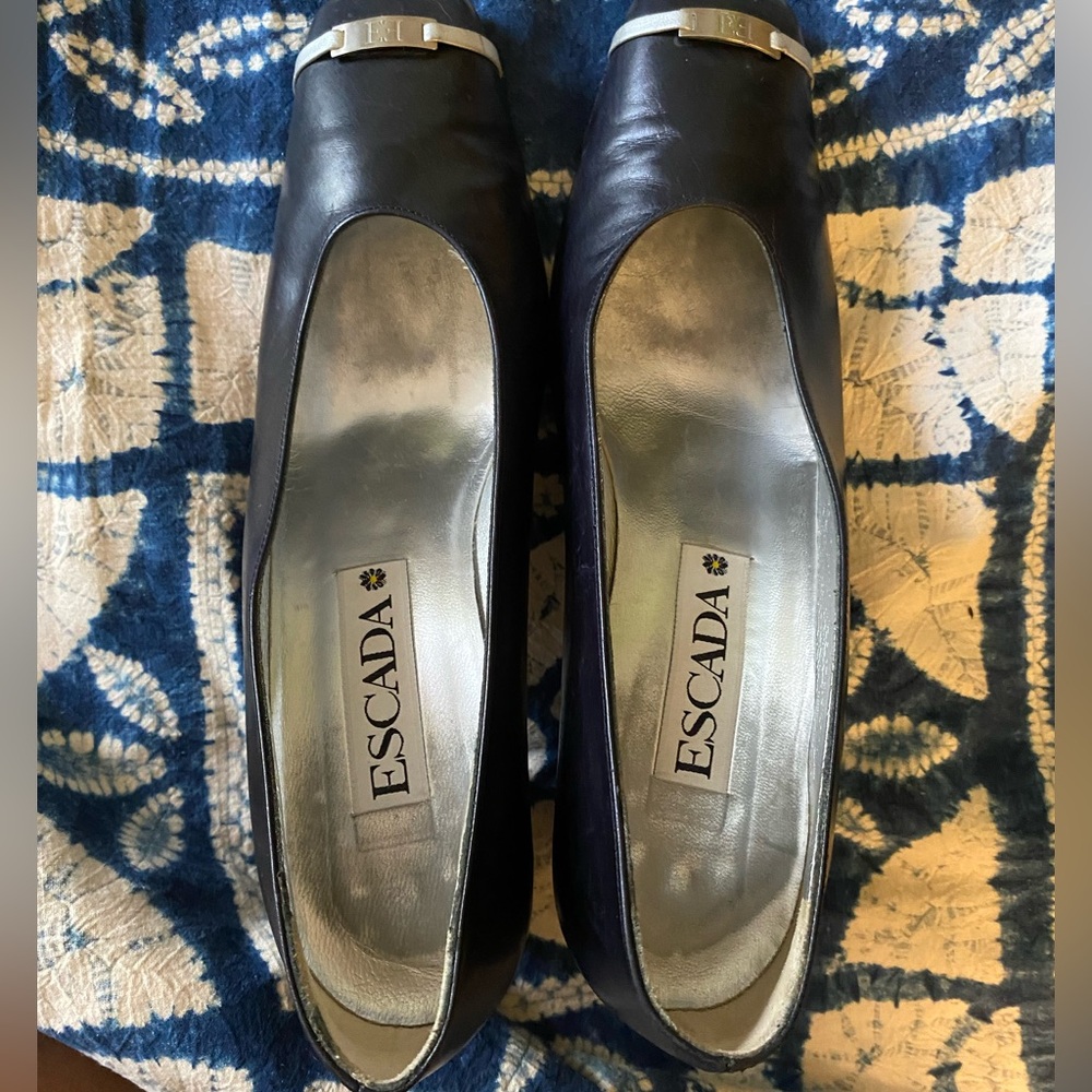 Escada square toe.